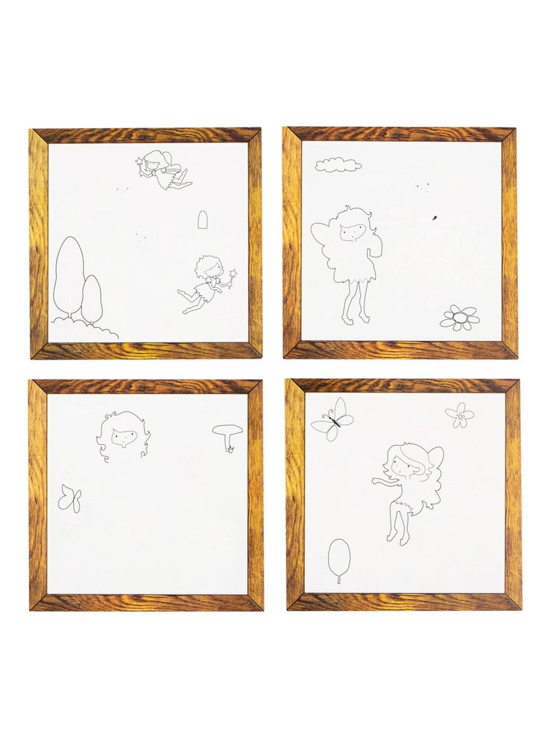 Pittura magica ad acqua riutilizzabile, giardino delle fate | Tiger Tribe N/D - Kiabi