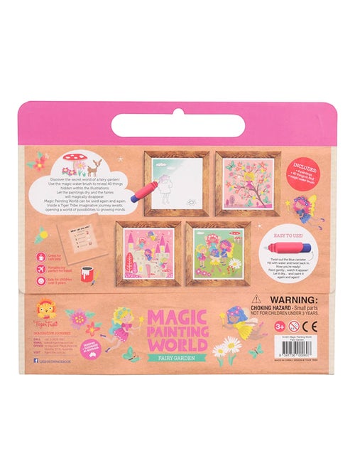 Pittura magica ad acqua riutilizzabile, giardino delle fate | Tiger Tribe - Kiabi