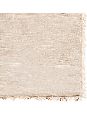 Piumino beige con frange