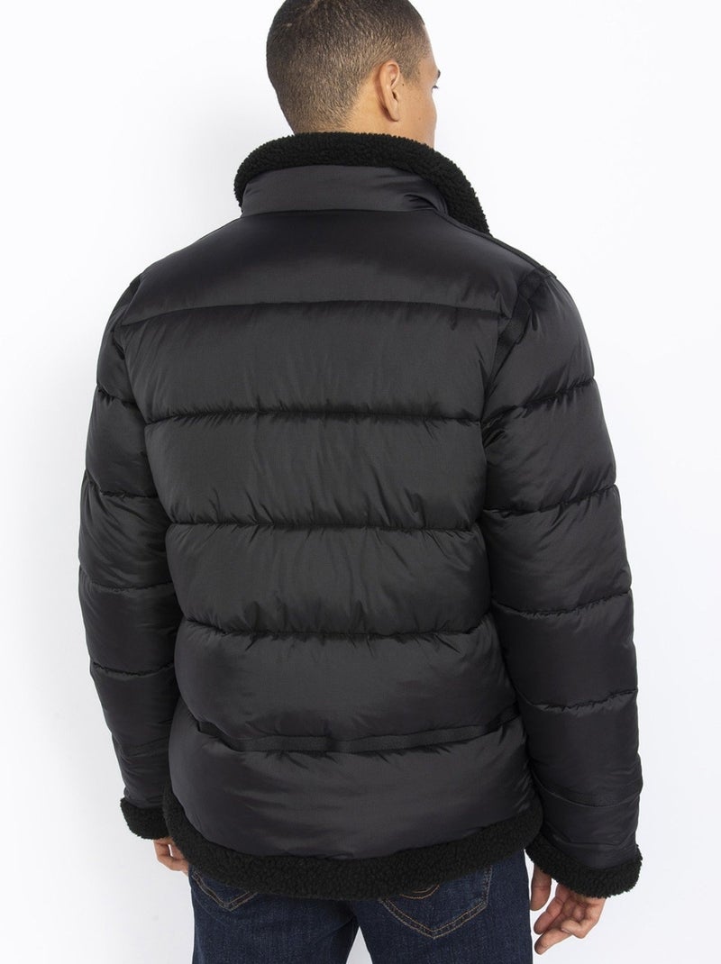 Piumino bomber - schott Nero - Kiabi