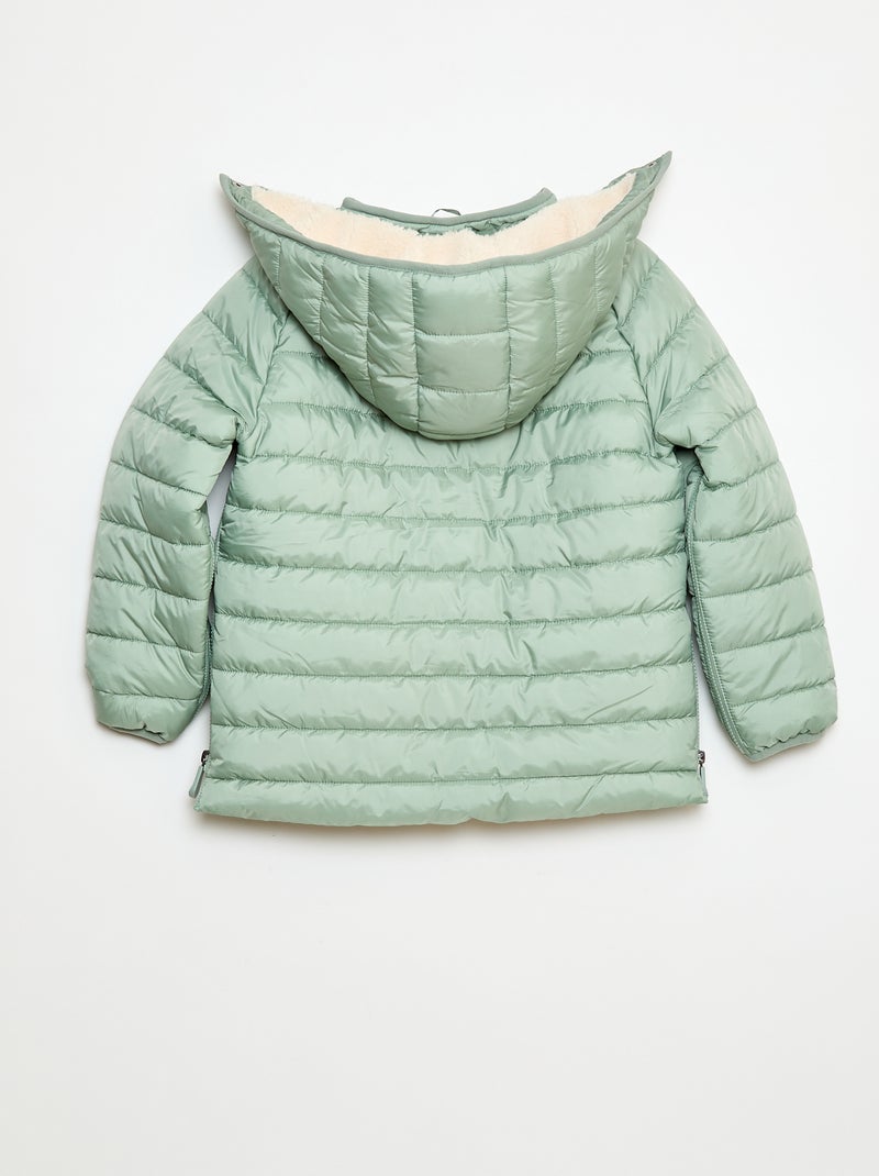 Piumino caldo con cappuccio - So Easy Verde - Kiabi