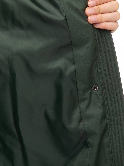 Piumino caldo lungo idrorepellente con cappuccio - Kiabi