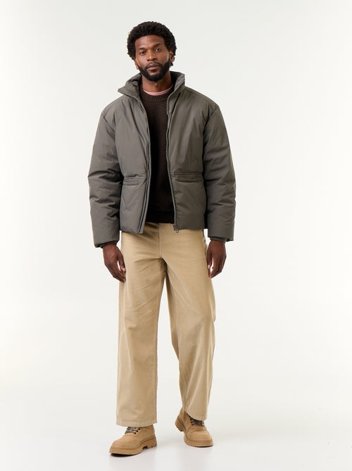Piumino collo alto maniche raglan - Kiabi Piumino collo alto maniche raglan - Kiabi