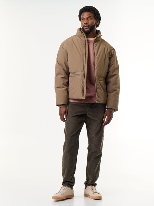 Piumino collo alto maniche raglan - Kiabi Piumino collo alto maniche raglan - Kiabi