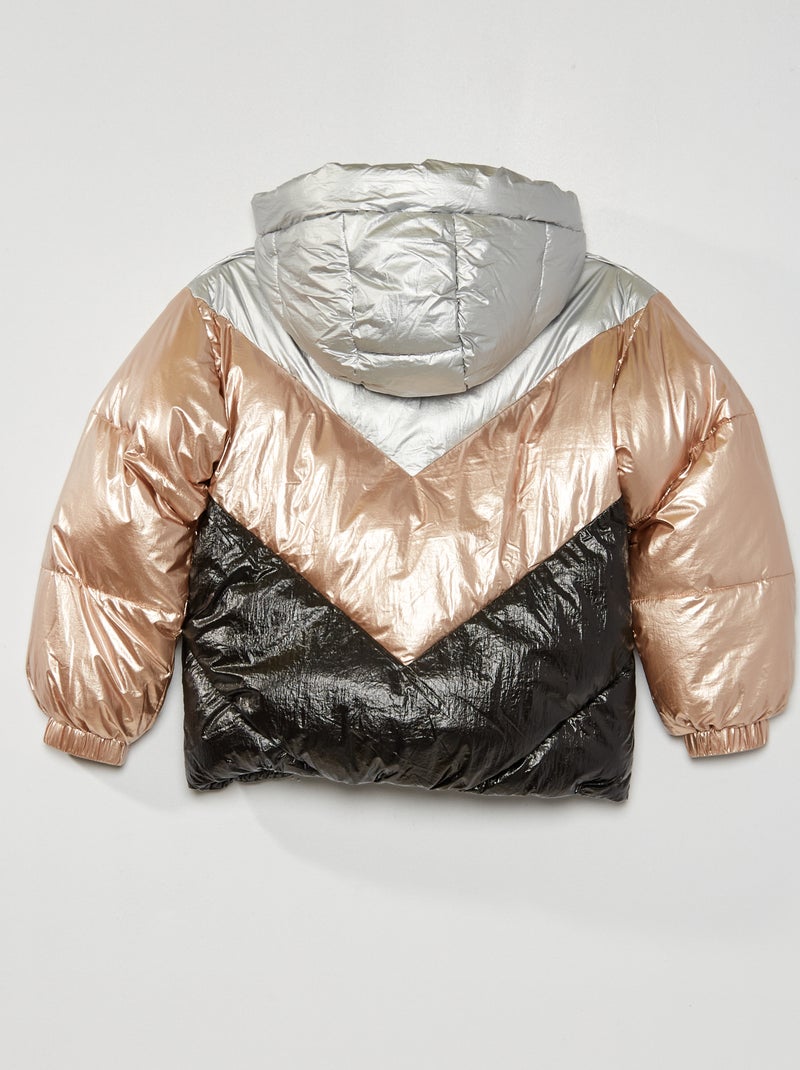 Piumino color block ROSA - Kiabi