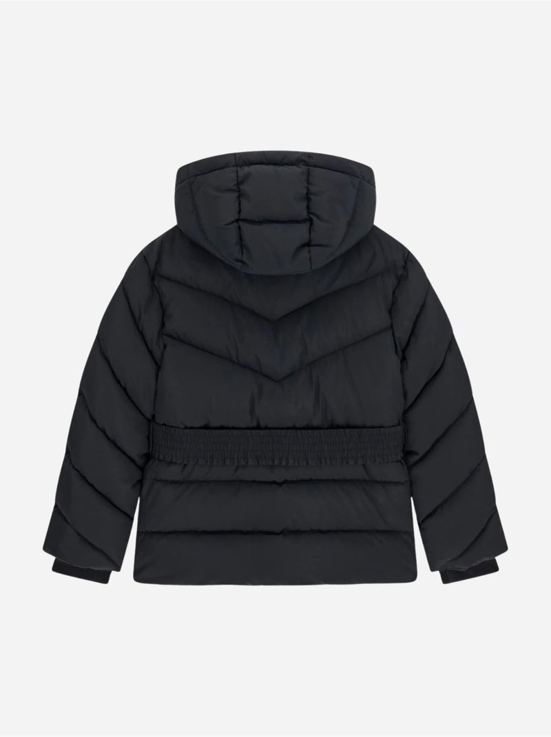 Piumino con cappuccio - guess kids Nero - Kiabi