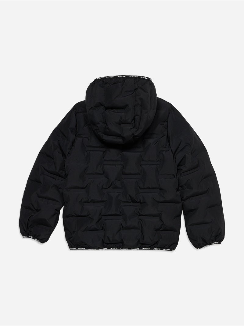 Piumino con cappuccio - lacoste Nero - Kiabi