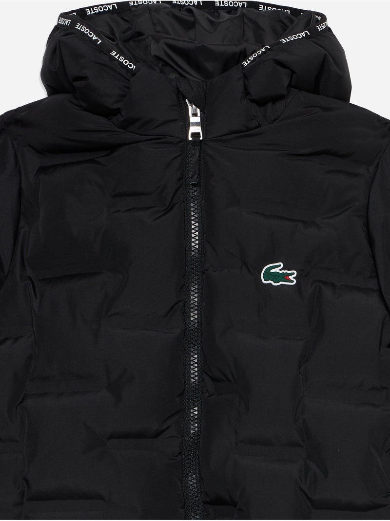 Piumino con cappuccio - lacoste Nero - Kiabi