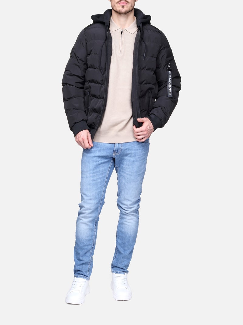 Piumino con cappuccio - Redskins Nero - Kiabi