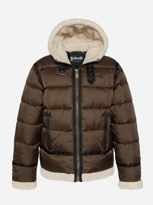 Piumino con cappuccio - schott - Kiabi Piumino con cappuccio - schott - Kiabi