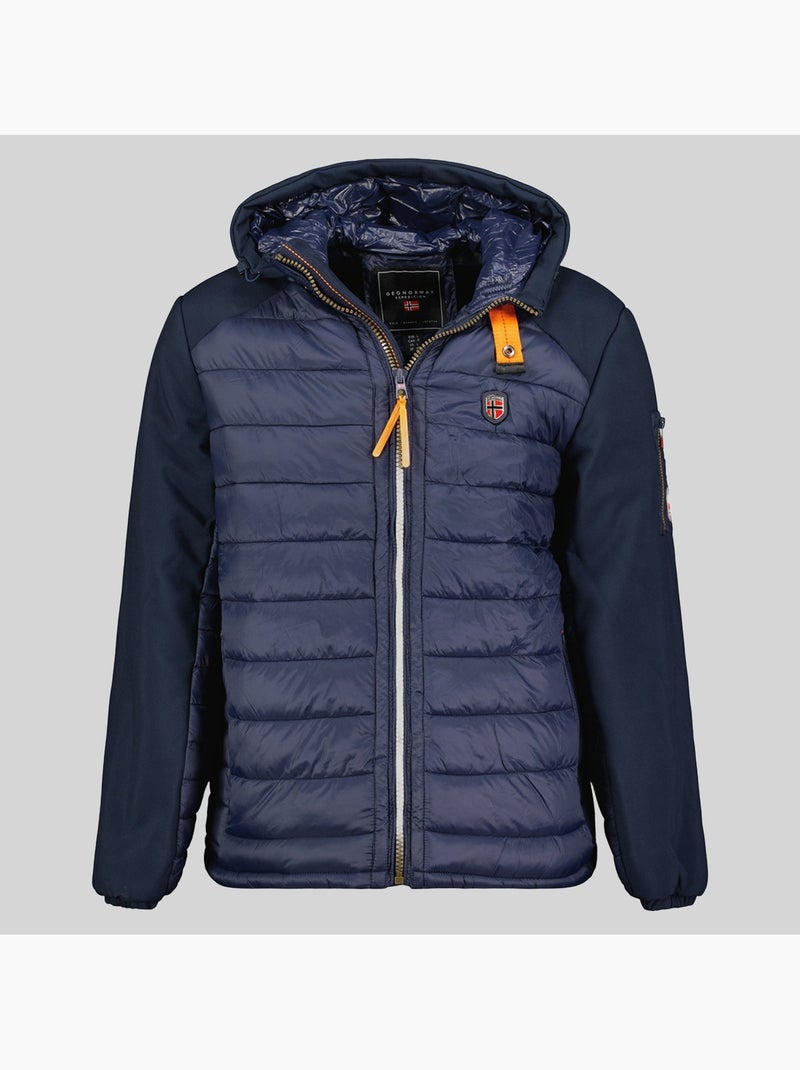 Piumino con cappuccio abator – geographical norway Blu marino - Kiabi