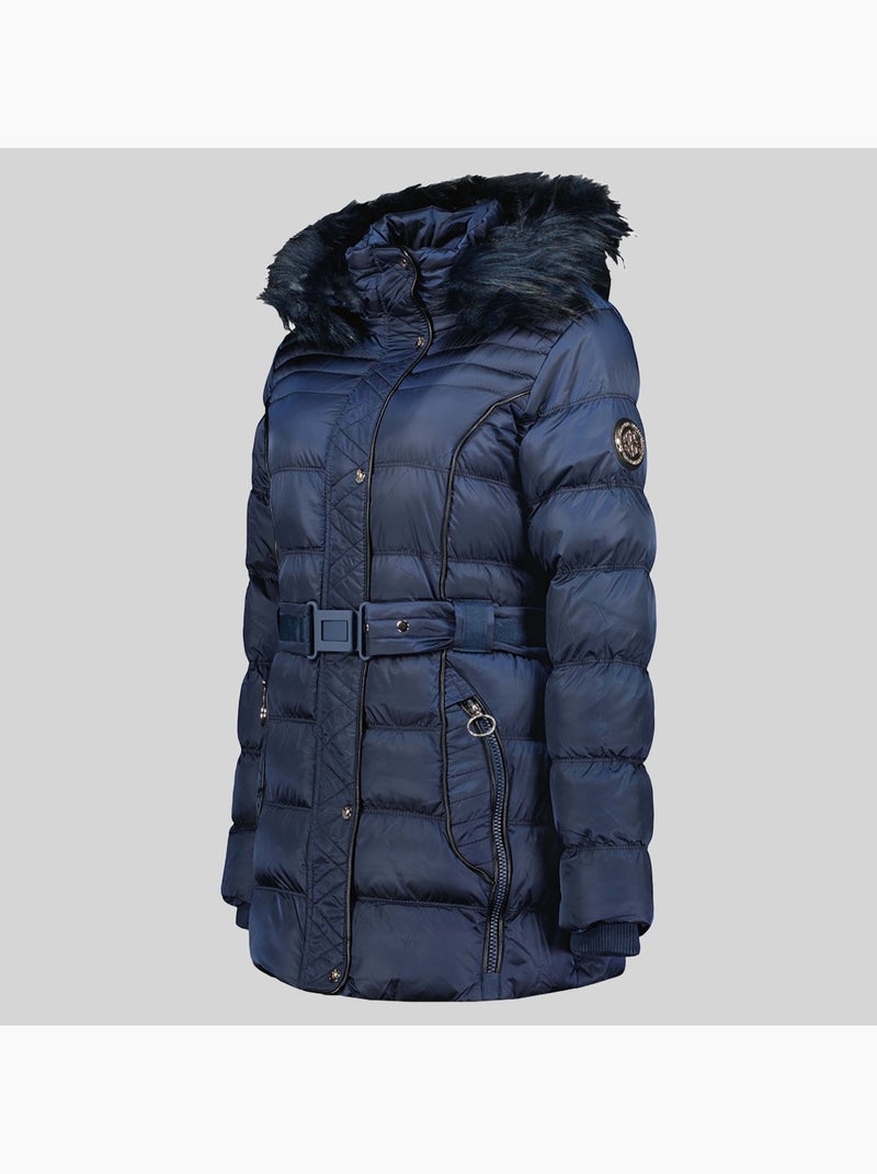 Piumino con cappuccio aimeraude – geographical norway Blu marino - Kiabi