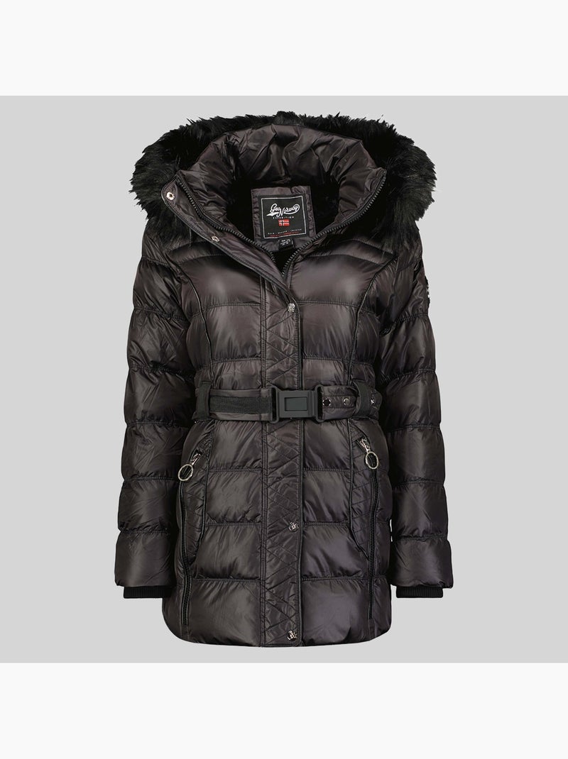 Piumino con cappuccio aimeraude – geographical norway Nero - Kiabi