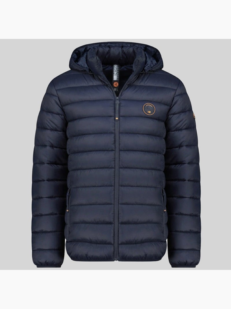 Piumino con cappuccio amiglobolor hood – geographical norway Blu marino - Kiabi