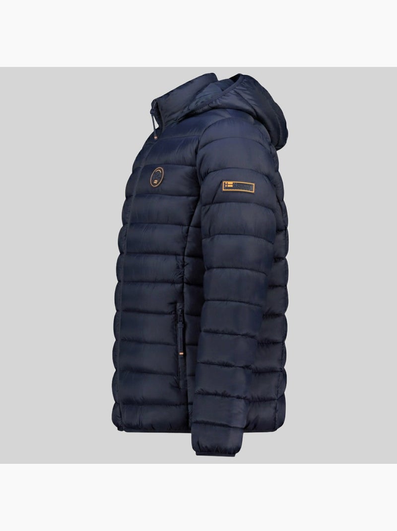 Piumino con cappuccio amiglobolor hood – geographical norway Blu marino - Kiabi