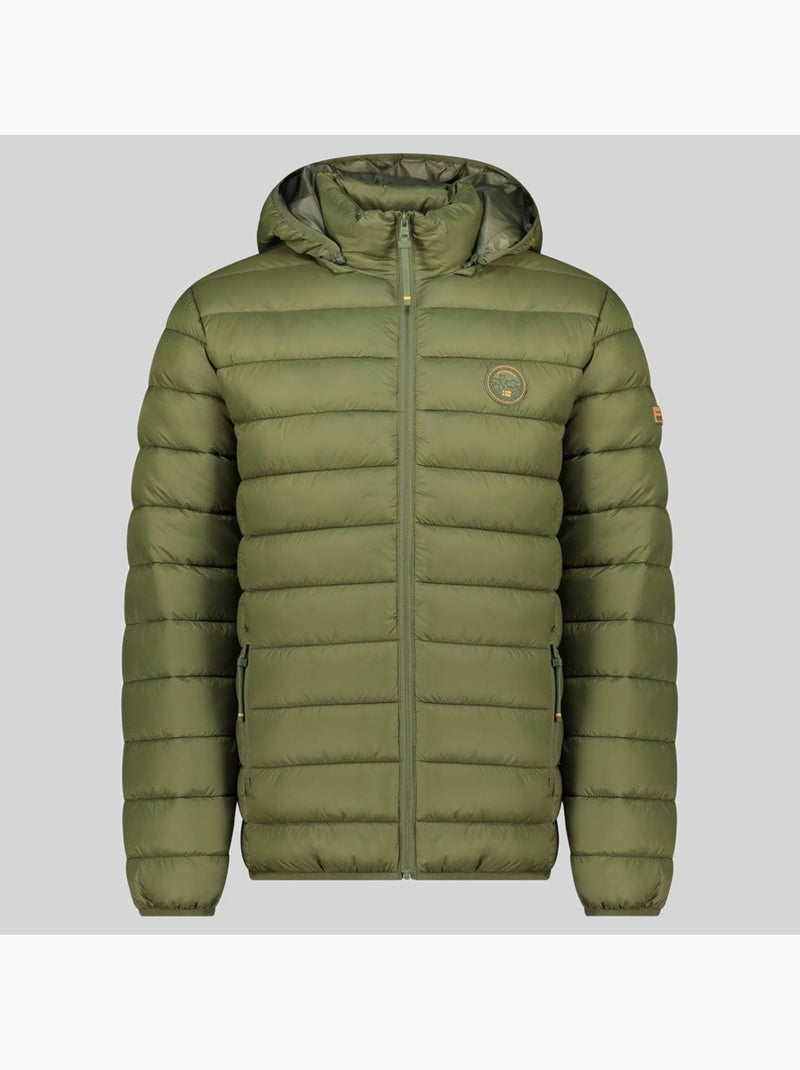 Piumino con cappuccio amiglobolor hood – geographical norway Verde oliva - Kiabi