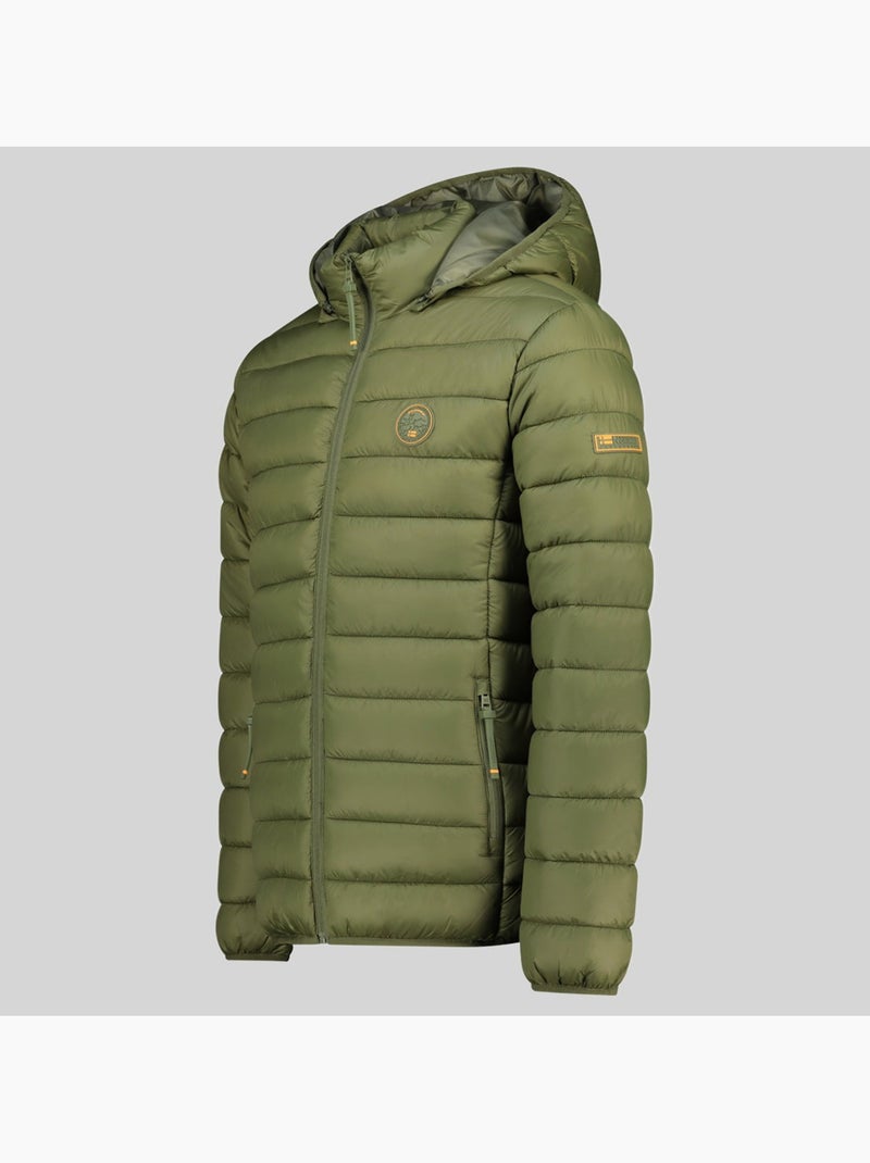 Piumino con cappuccio amiglobolor hood – geographical norway Verde oliva - Kiabi
