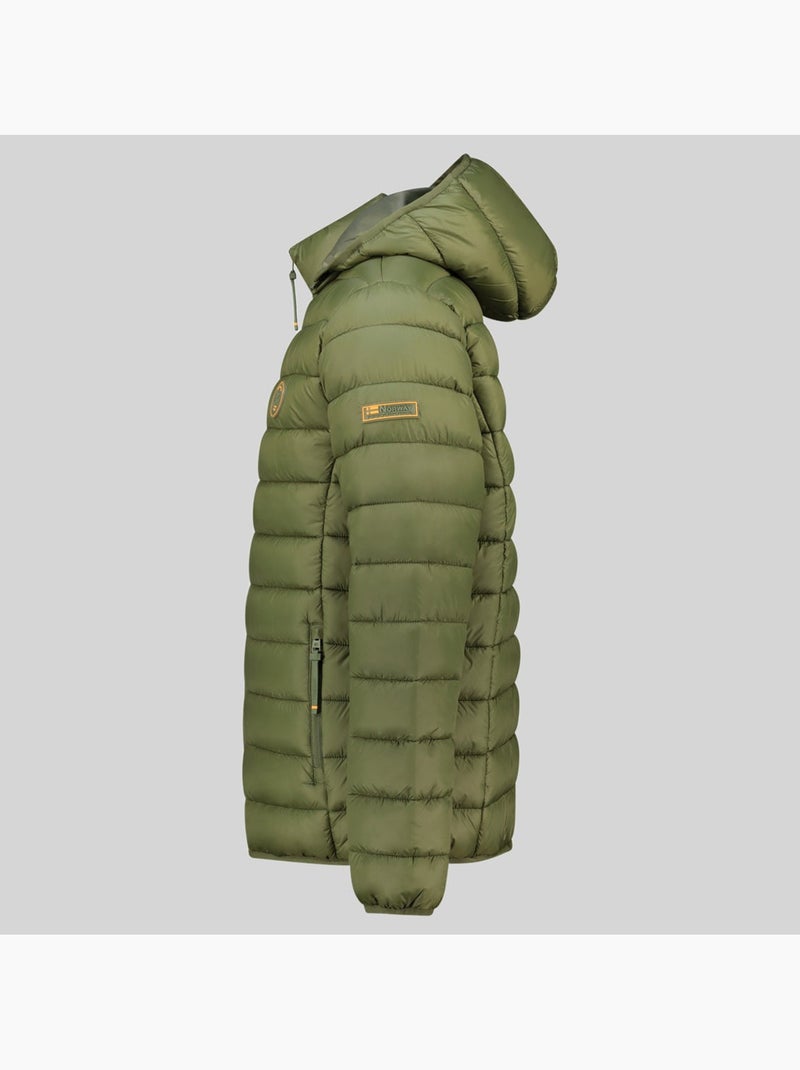 Piumino con cappuccio amiglobolor hood – geographical norway Verde oliva - Kiabi
