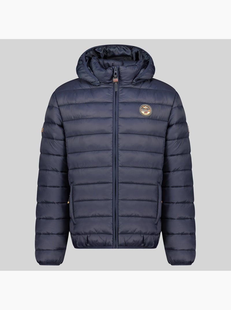 Piumino con cappuccio amigoflag hood – geographical norway Blu marino - Kiabi