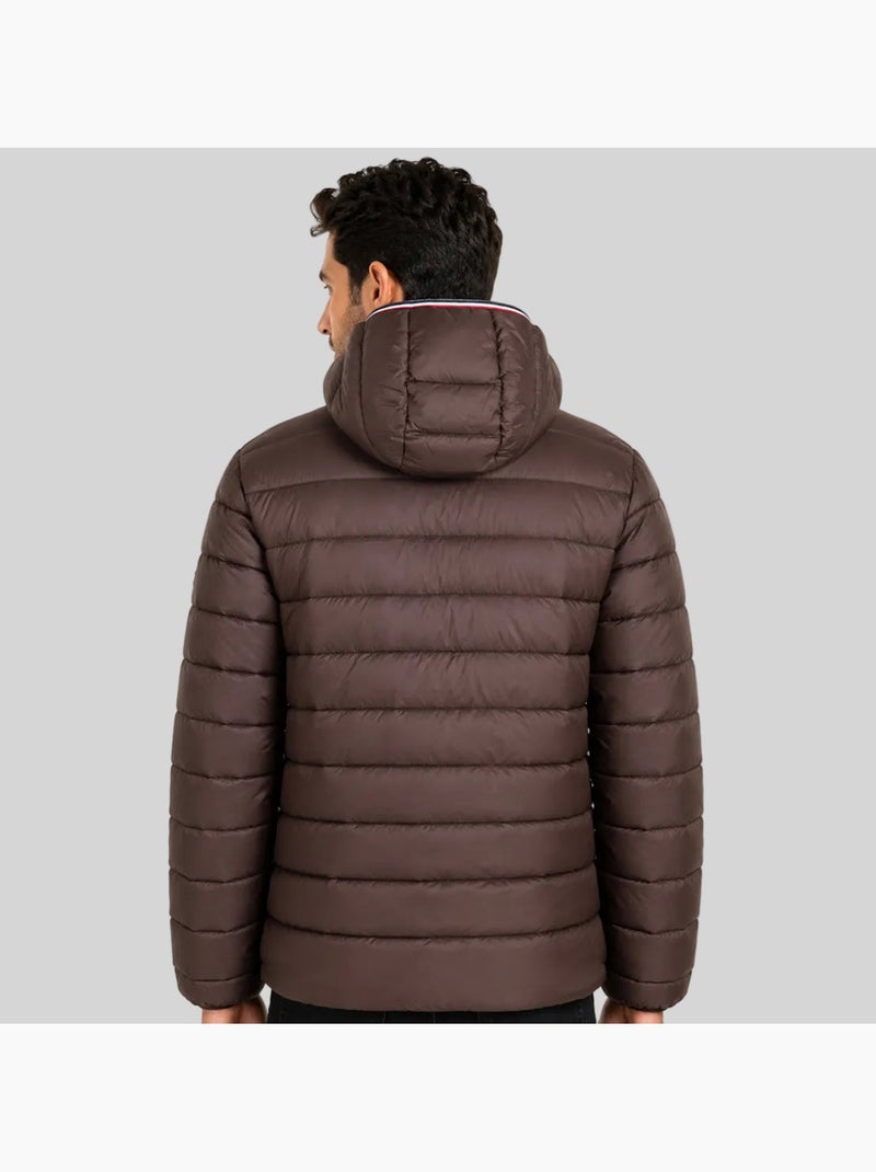 Piumino con cappuccio amigotom hood – geographical norway Marrone scuro - Kiabi
