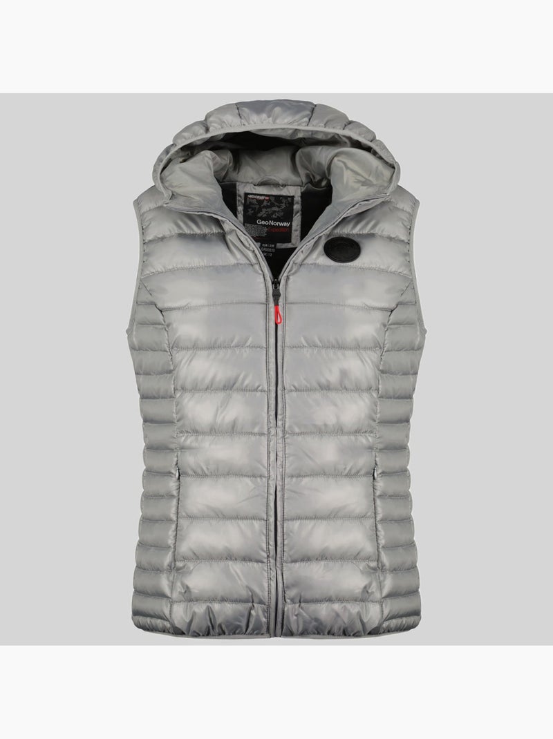 Piumino con cappuccio annecy vest hood – geographical norway Grigio chiaro - Kiabi