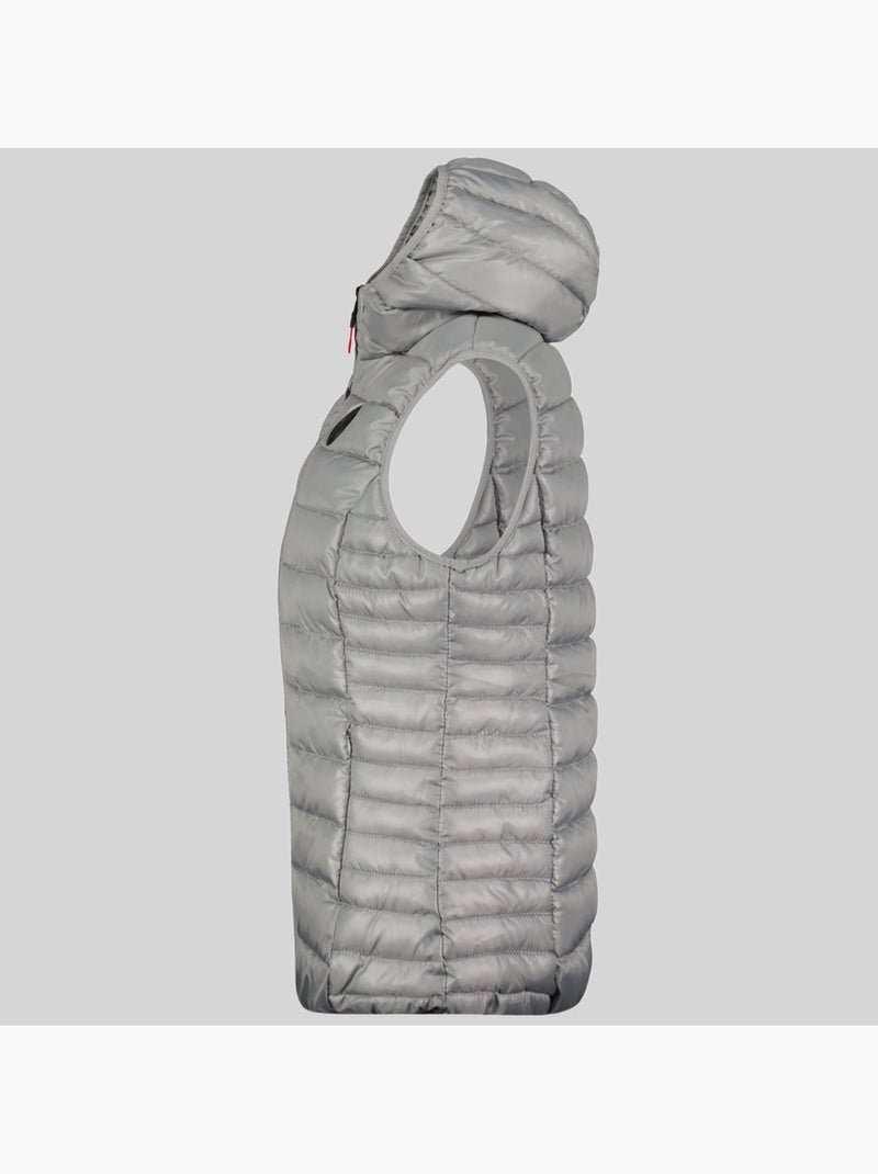 Piumino con cappuccio annecy vest hood – geographical norway Grigio chiaro - Kiabi