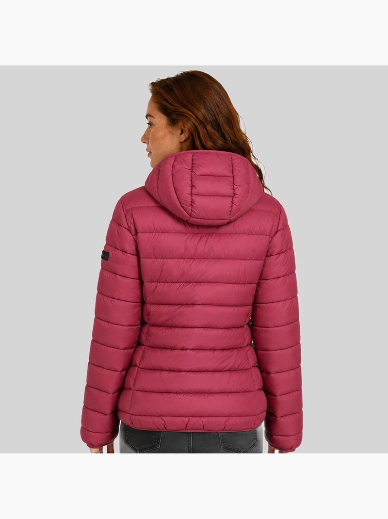 Piumino con cappuccio atichoko hood – geographical norway Bordeaux - Kiabi
