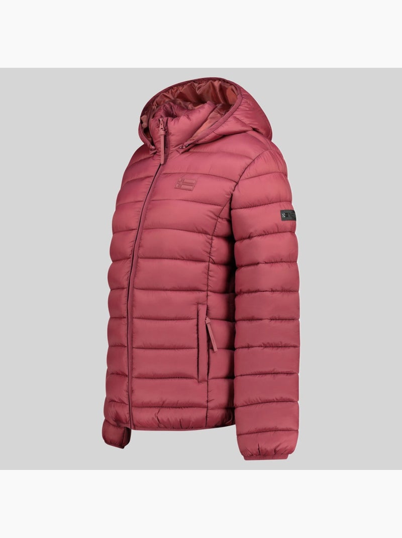 Piumino con cappuccio atichoko hood – geographical norway Bordeaux - Kiabi