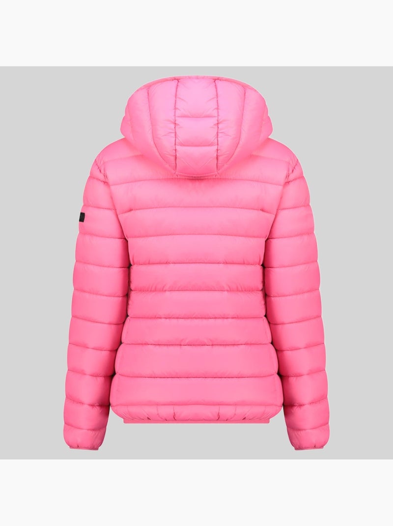 Piumino con cappuccio atichoko hood – geographical norway Rosa fluo - Kiabi