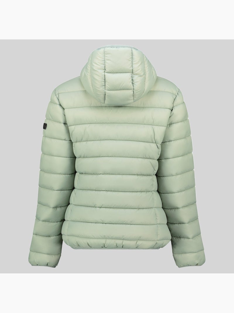 Piumino con cappuccio atichoko hood – geographical norway Verde pastello - Kiabi