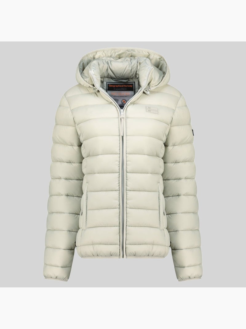 Piumino con cappuccio atichoko hood – geographical norway Verde salvia - Kiabi