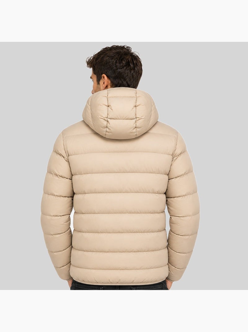 Piumino con cappuccio avalanche hood – geographical norway Beige - Kiabi