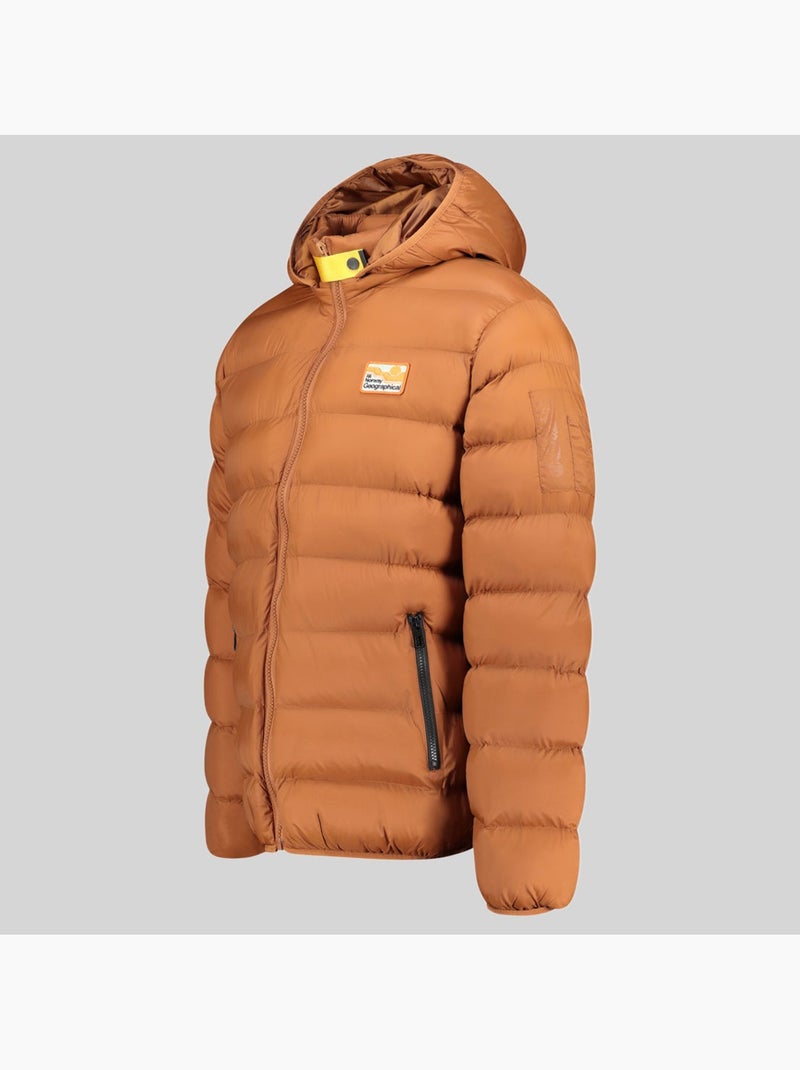 Piumino con cappuccio avalanche hood – geographical norway Cammello - Kiabi