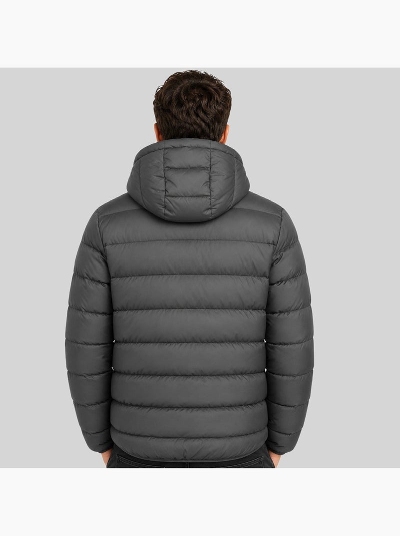 Piumino con cappuccio avalanche hood – geographical norway Grigio scuro - Kiabi