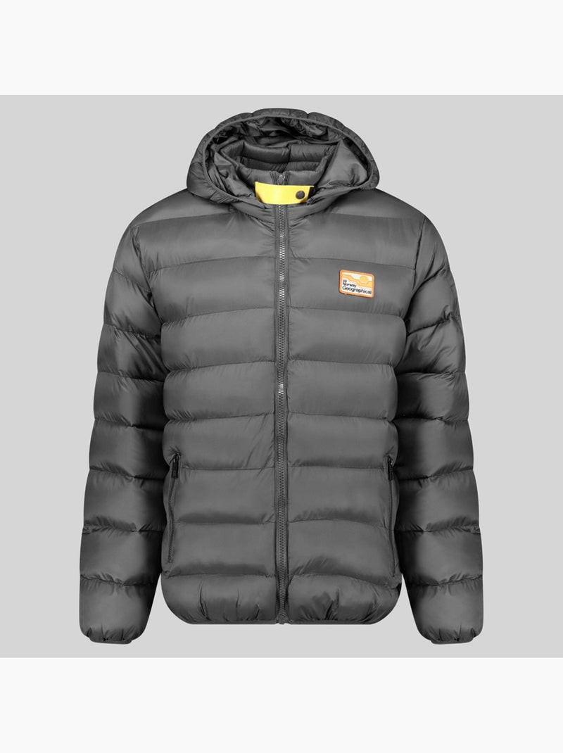 Piumino con cappuccio avalanche hood – geographical norway Grigio scuro - Kiabi