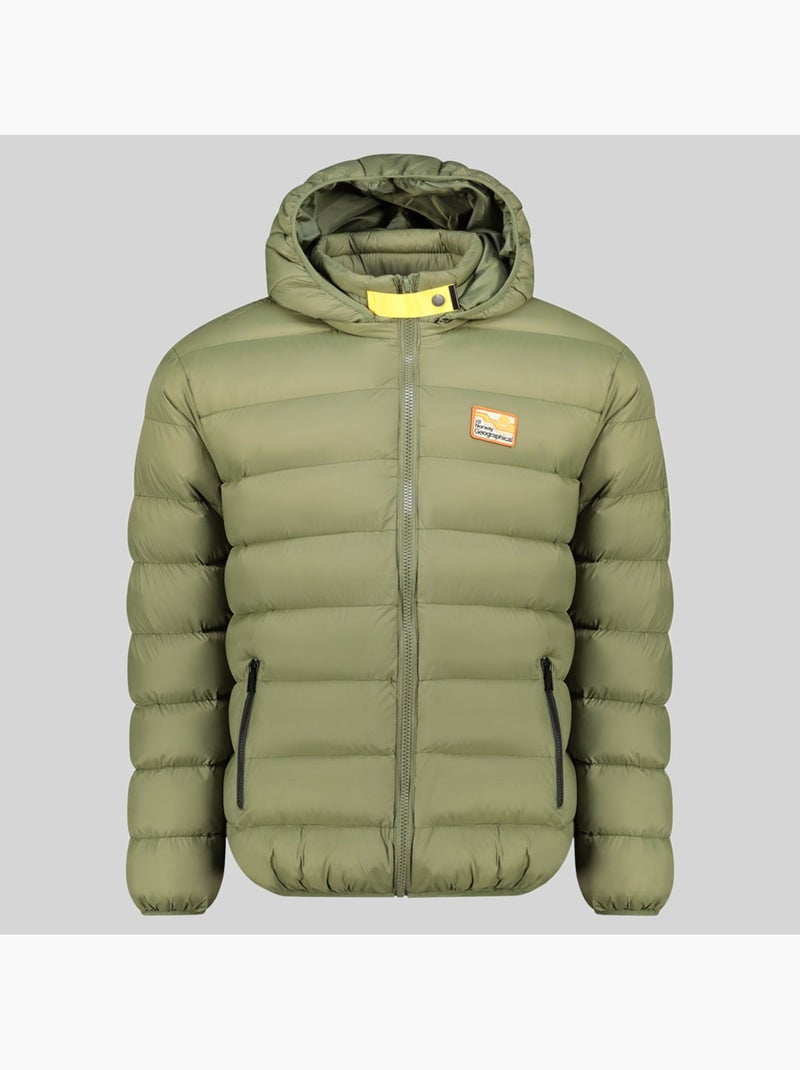Piumino con cappuccio avalanche hood – geographical norway Verde oliva - Kiabi