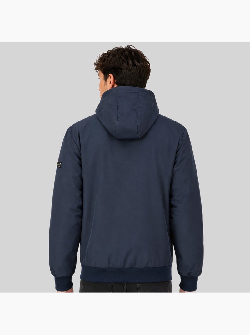 Piumino con cappuccio badide – geographical norway Blu marino - Kiabi