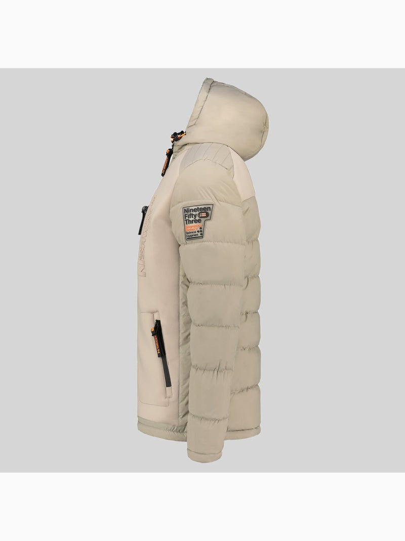 Piumino con cappuccio beachwood – geographical norway Beige - Kiabi