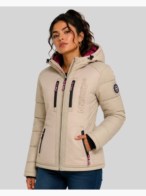 Piumino con cappuccio beachwood – geographical norway - Kiabi