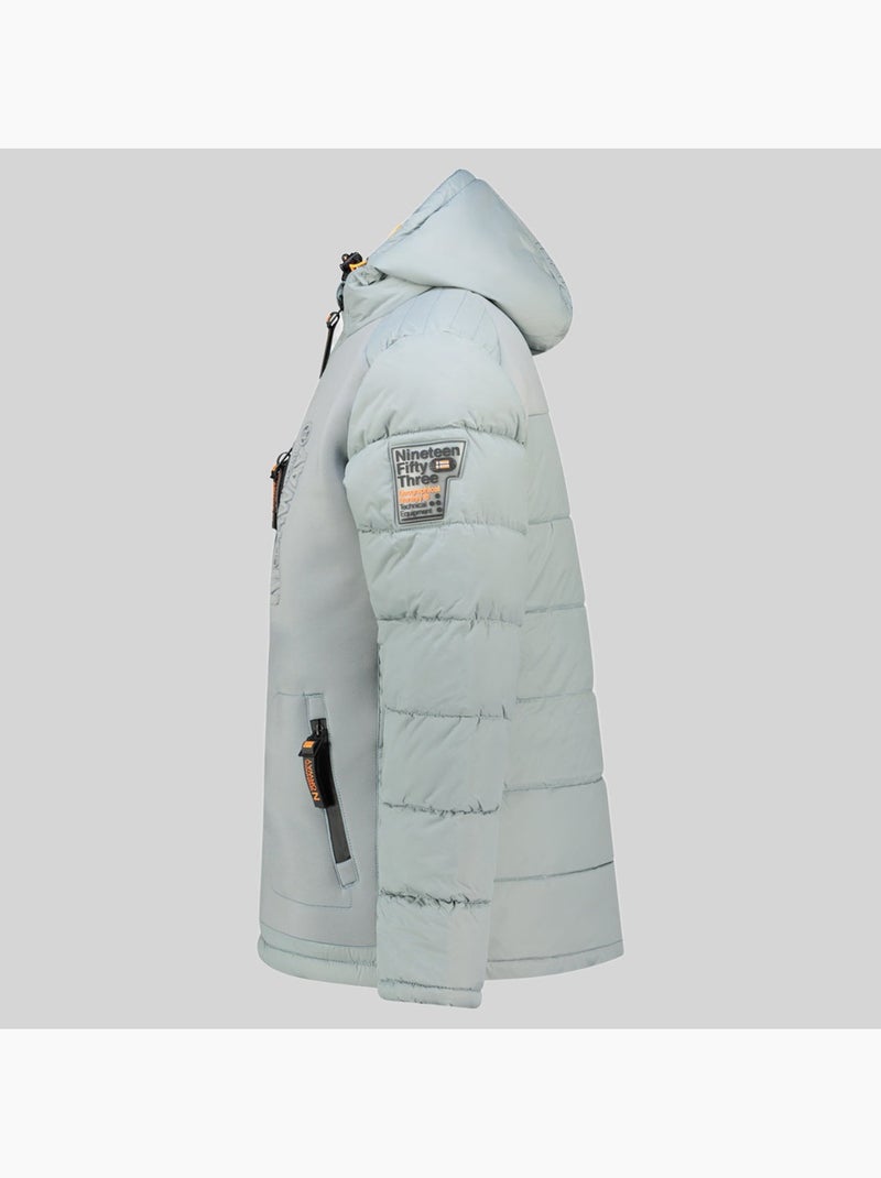 Piumino con cappuccio beachwood – geographical norway Grigio chiaro - Kiabi