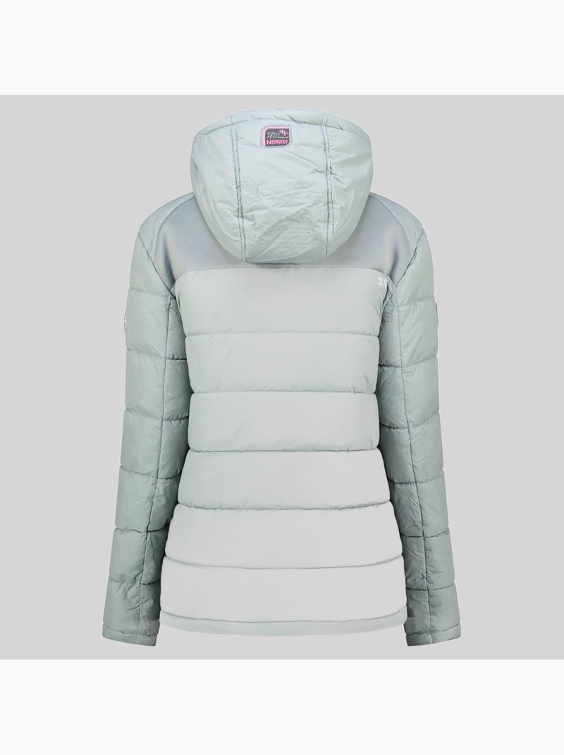 Piumino con cappuccio beachwood – geographical norway Grigio chiaro - Kiabi