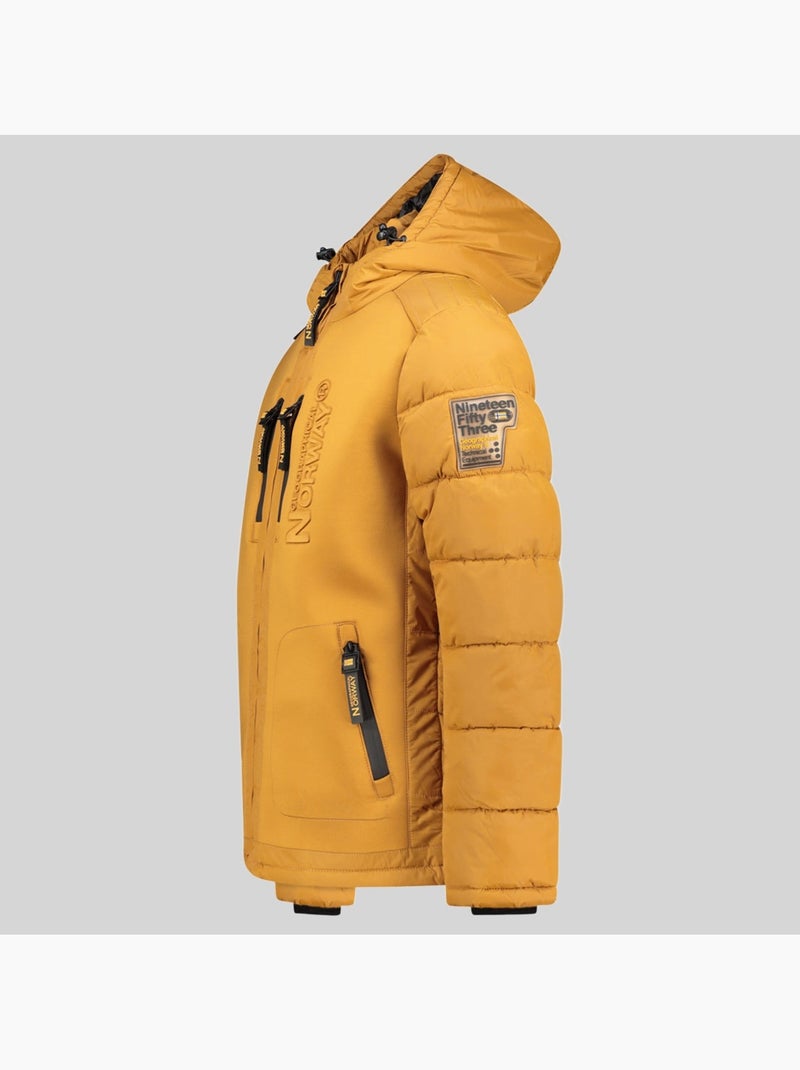 Piumino con cappuccio beachwood – geographical norway Senape - Kiabi