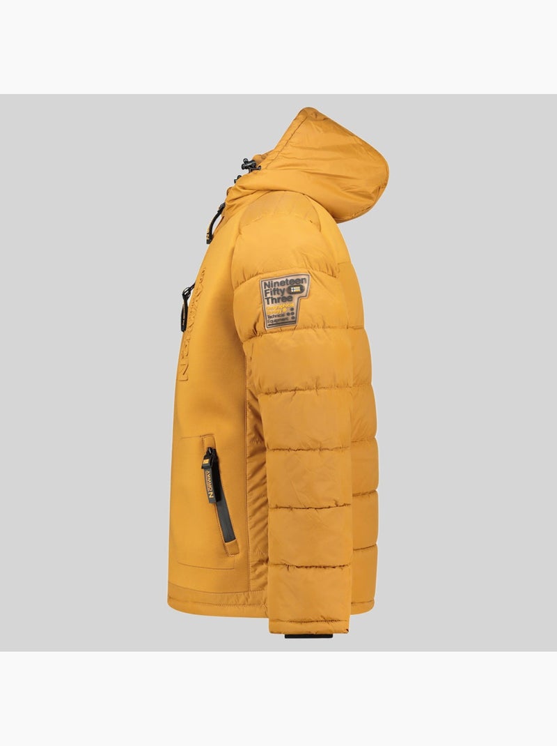 Piumino con cappuccio beachwood – geographical norway Senape - Kiabi