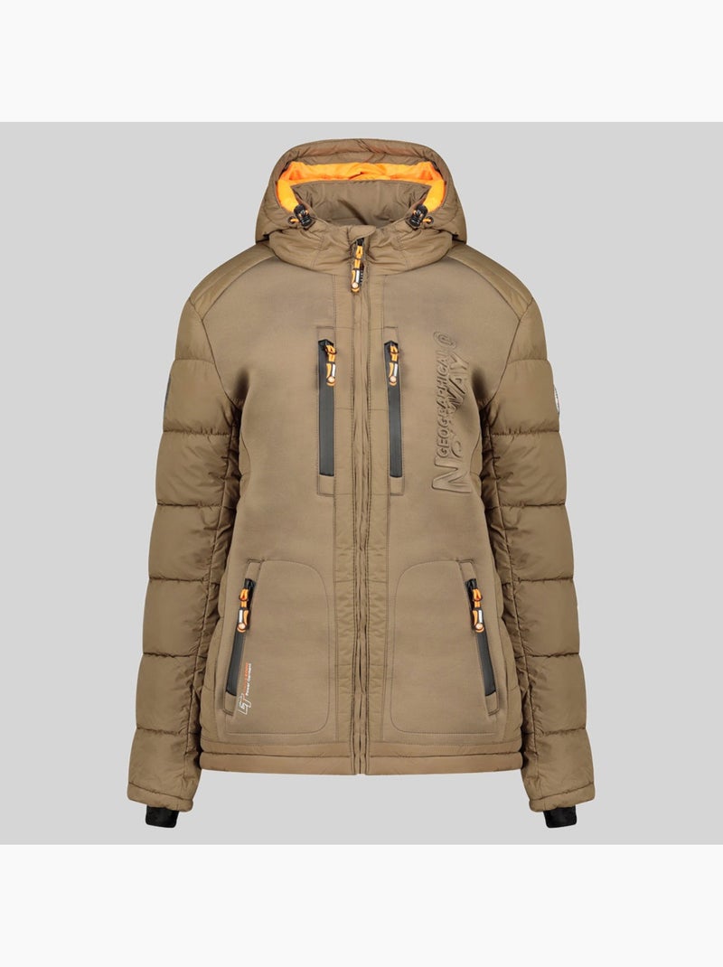 Piumino con cappuccio beachwood – geographical norway Tortora - Kiabi