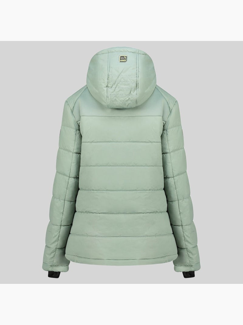 Piumino con cappuccio beachwood – geographical norway Verde pastello - Kiabi