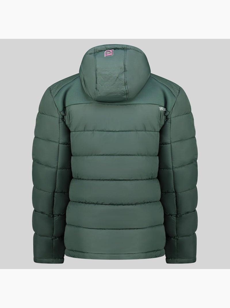 Piumino con cappuccio beachwood – geographical norway Verde scuro - Kiabi