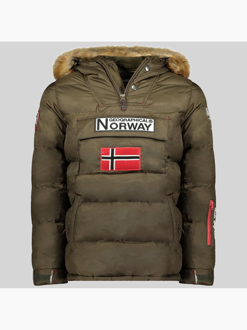 Piumino con cappuccio bilboquet – geographical norway Rosso - Kiabi