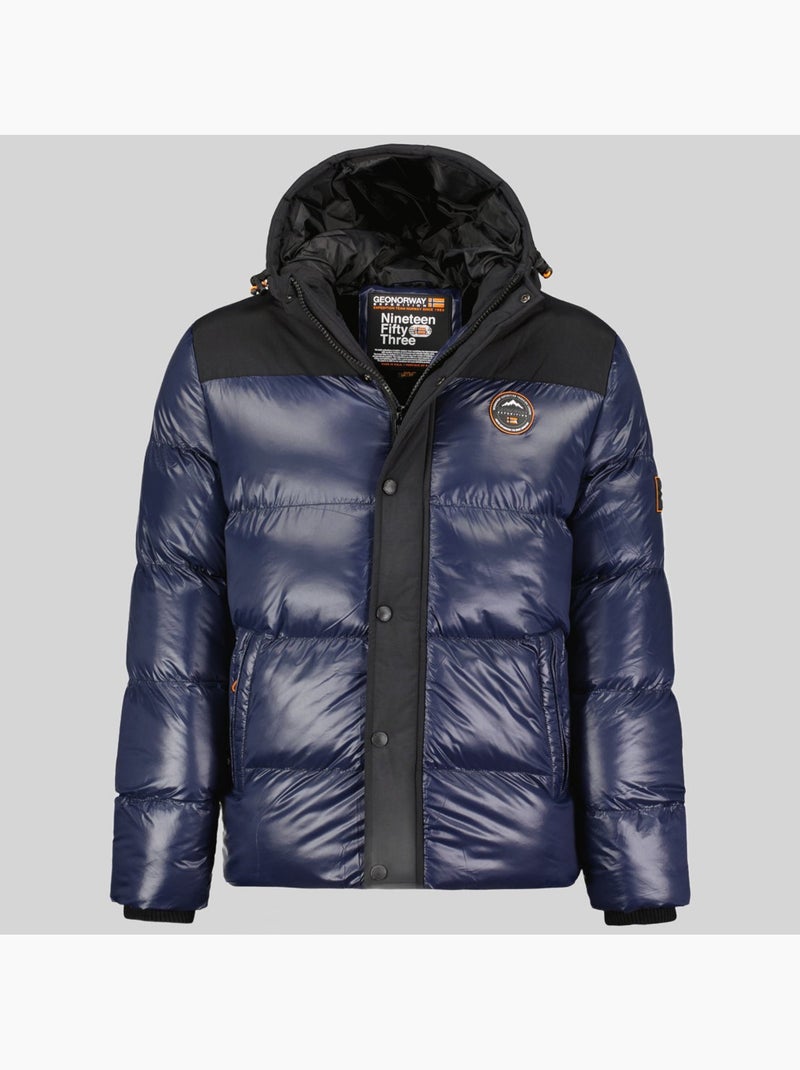 Piumino con cappuccio binael – geographical norway Blu marino - Kiabi
