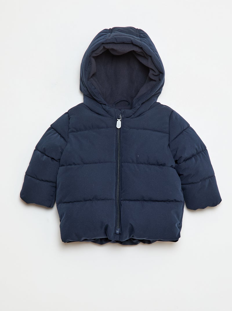 Piumino con cappuccio Blu - Kiabi