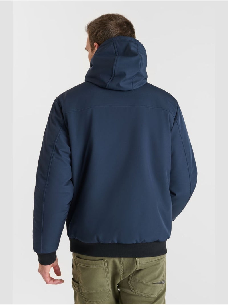 Piumino con cappuccio BOMA Blu - Kiabi